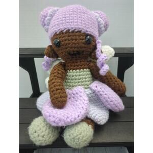 Handmade crochet fairy